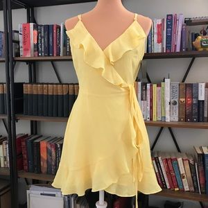Yellow Wrap Dress💛